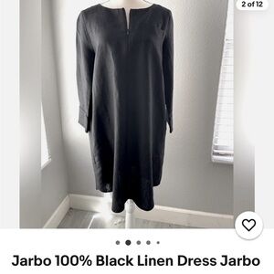 Black Linen Dress Jarbo
Lagenlook linen